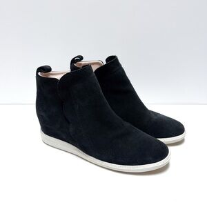 Kate Spade Wilkes Black Wedge Sneakers